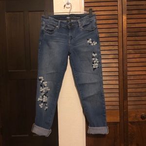 *LAST CHANCE* Embroidered Gap Girlfriend Jeans